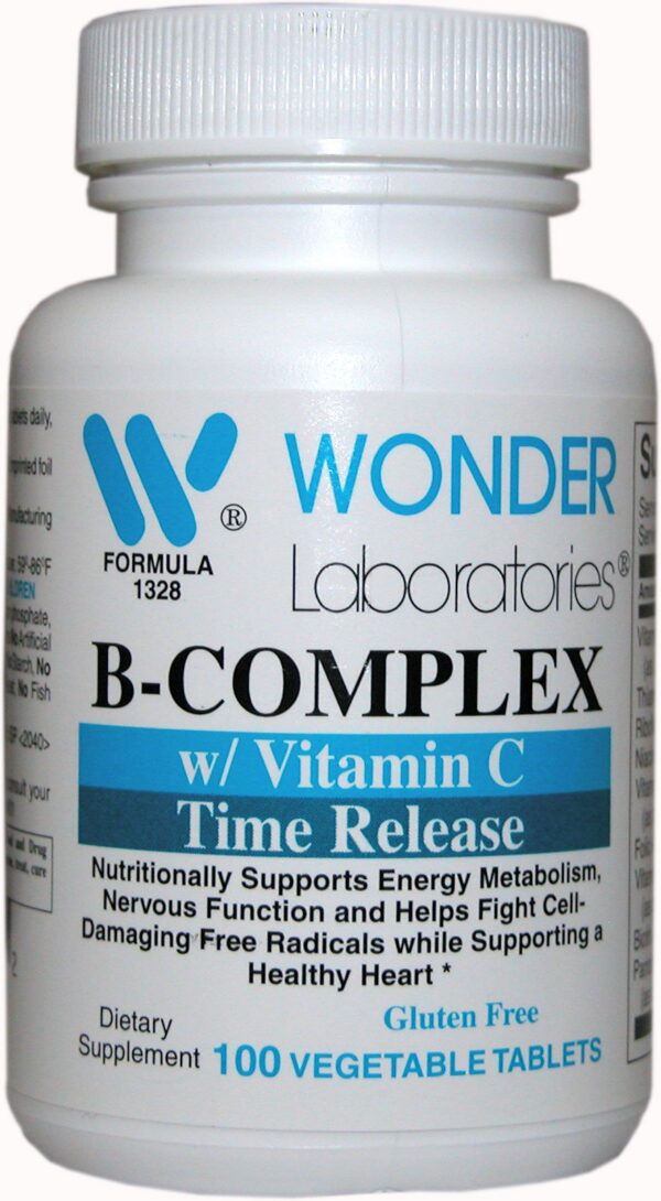 Version 1.0.0 Wonder Labs B-Complex botella etiqueta