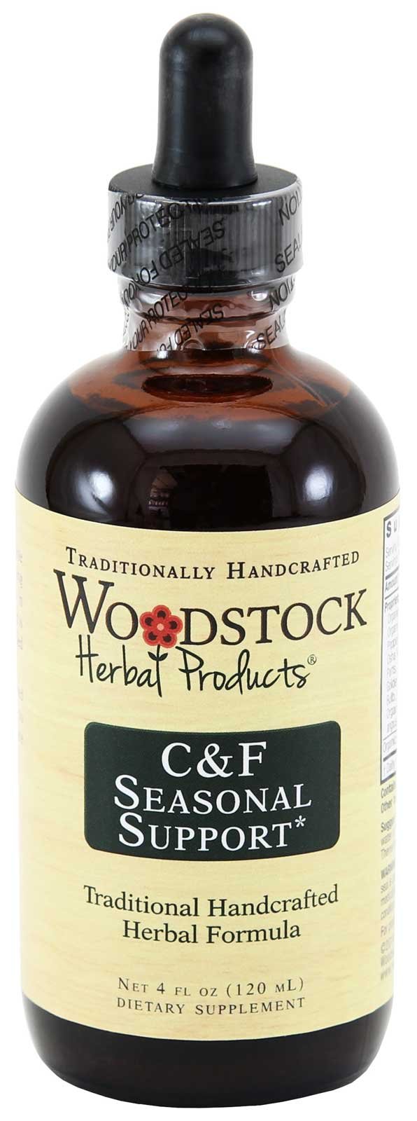 Woodstock herbal suplemento soporte estacional frasco 4oz