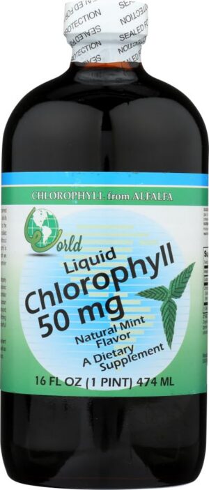 World Organic clorofila con menta botella 50mg