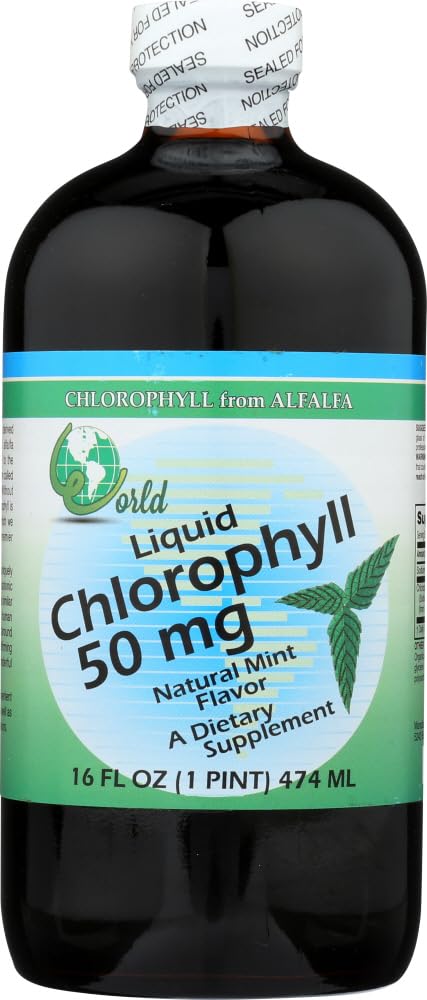 World Organic clorofila con menta botella 50mg
