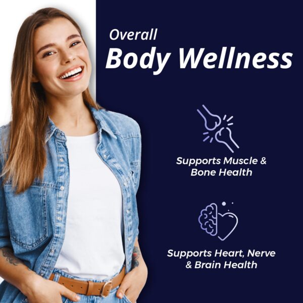 Frasco WOW Supplements Magnesio 400 mg