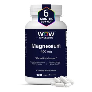 Version 1.0.0 Frente del envase WOW Magnesium 400 mg