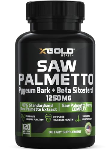 Version 1.0.0 X Gold Health suplemento Saw Palmetto para próstata y hombres