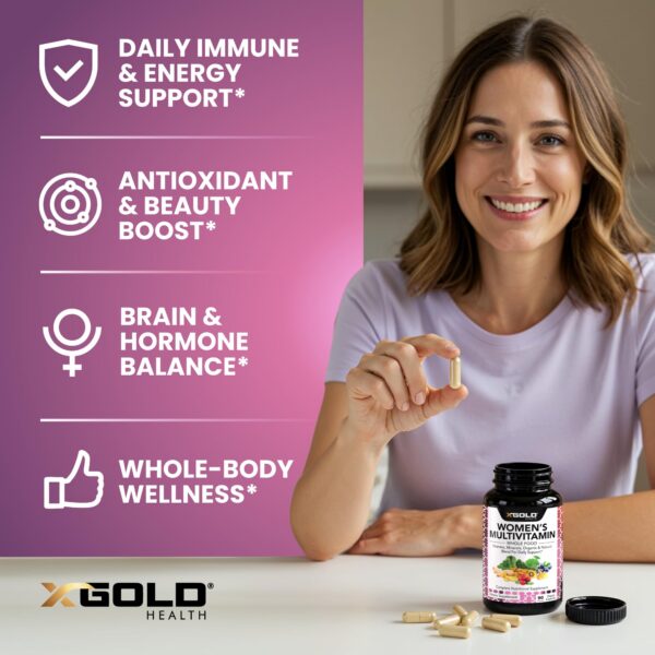 Frasco y cápsulas dentro de la caja