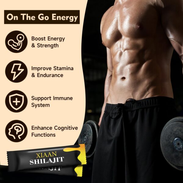 Palitos de miel Shilajit envase