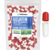 Cápsulas vacías tamaño 00 rojo blanco 500 unidades para suplementos
