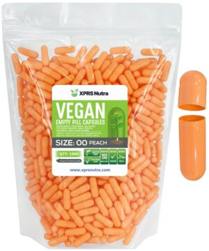Version 1.0.0 Cápsulas vacías tamaño 00 color durazno XPRS Nutra