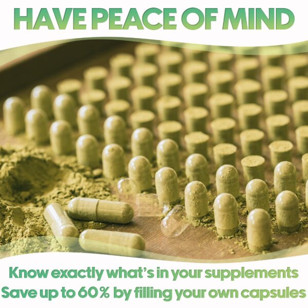 Cápsulas claras vacías XPRS Nutra para preparar suplementos