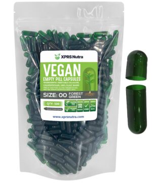 Version 1.0.0 Cápsulas vacías veganas XPRS Nutra tamaño 00