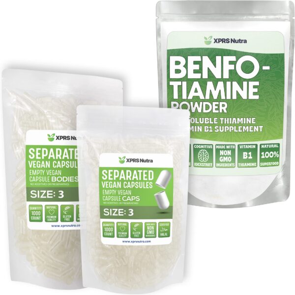 Version 1.0.0 Frente de XPRS Nutra cápsulas separadas tamaño 3