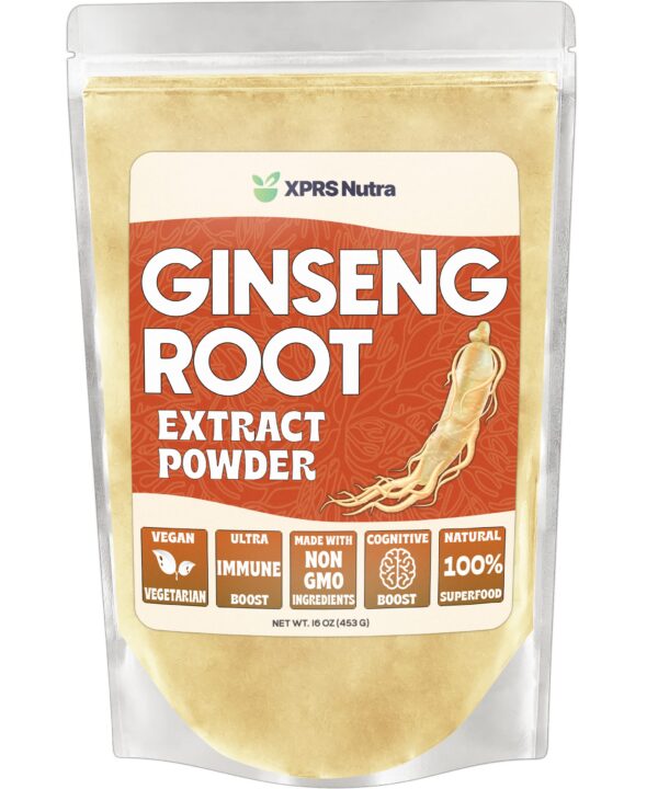 XPRS Nutra polvo ginseng raíz bolsa 16 onzas