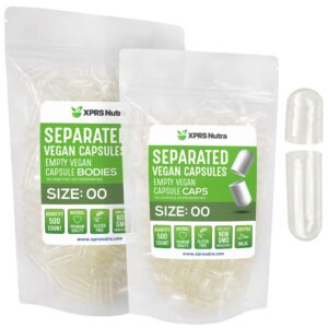 Version 1.0.0 Cápsulas separadas tamaño 00 transparentes