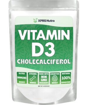 Version 1.0.0 Frasco de polvo vitamina D3 XPRS Nutra