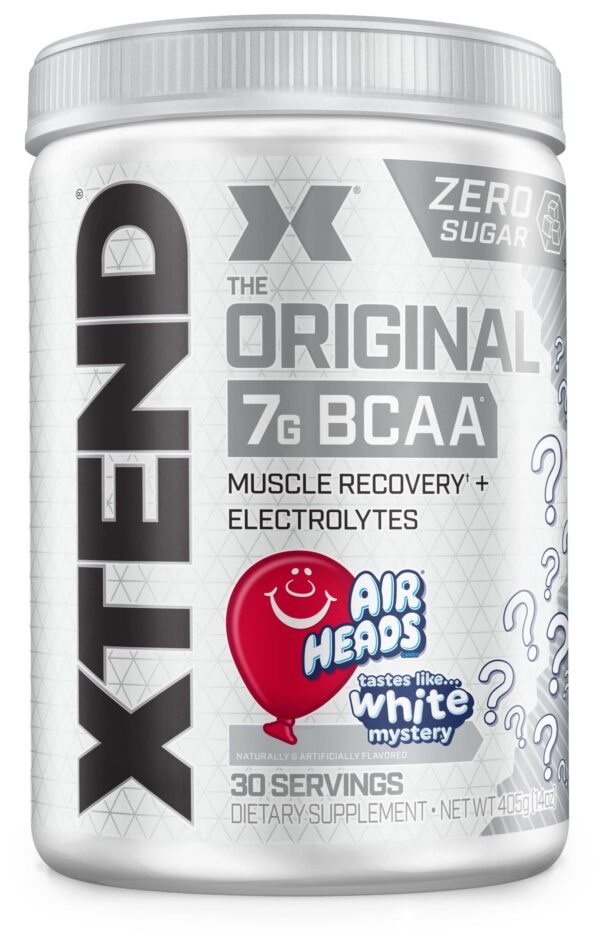 Version 1.0.0 Frente del envase Xtend BCAA powder sabor Airheads Candy