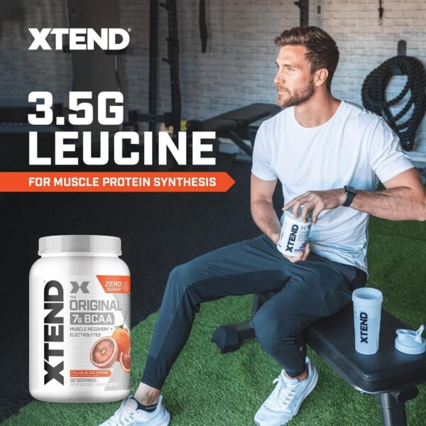 Etiqueta lateral de Xtend BCAA