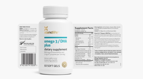 Cápsulas suaves Xtendlife Omega-3