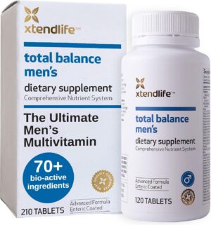 Frasco de Xtendlife Total Balance para hombres