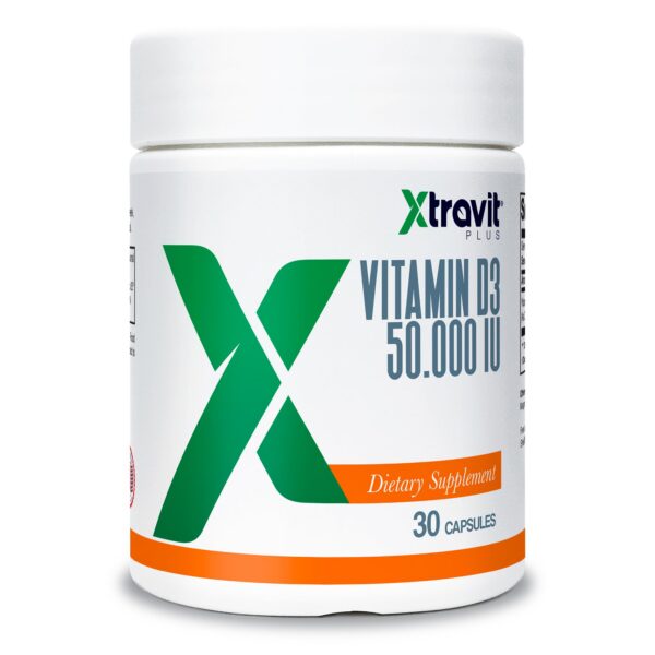Version 1.0.0 Frente del frasco Xtravit Vitamin D Supplement