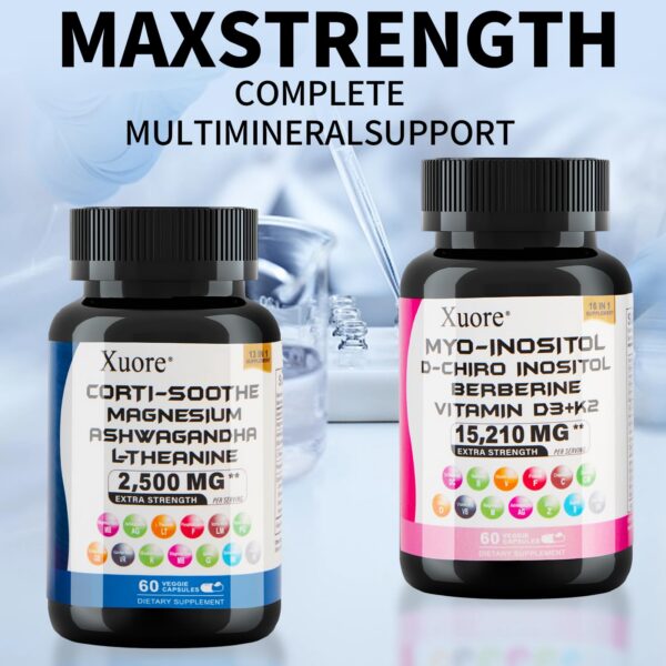 Etiqueta de ingredientes del suplemento Xuore