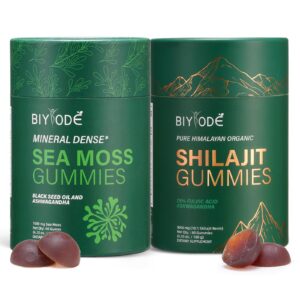 Xuore Himalayan Shilajit Sea Moss Gummies envase frontal