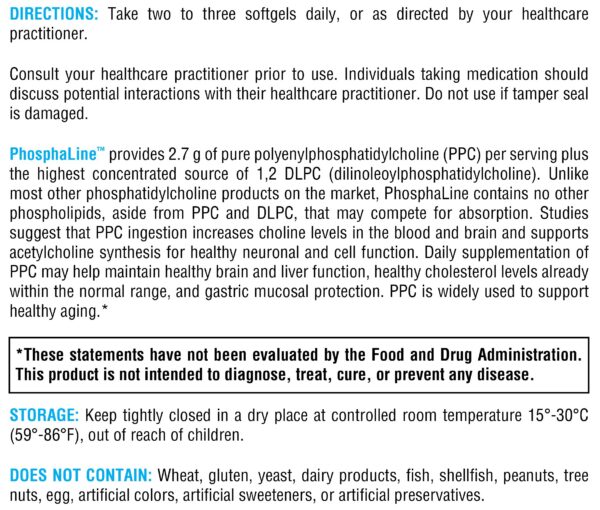 Detalle de etiqueta y composición PPC y DLPC