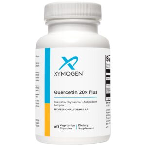 Frente del frasco XYMOGEN Quercetin 20x Plus
