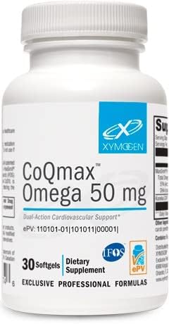 Version 1.0.0 Frente de XYMOGEN CoQmax Omega 50 mg