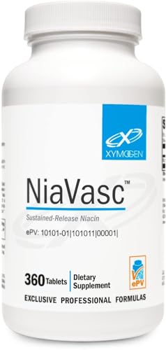 XYMOGEN NiaVasc niacina 500 mg frasco 360 tabletas liberación prolongada