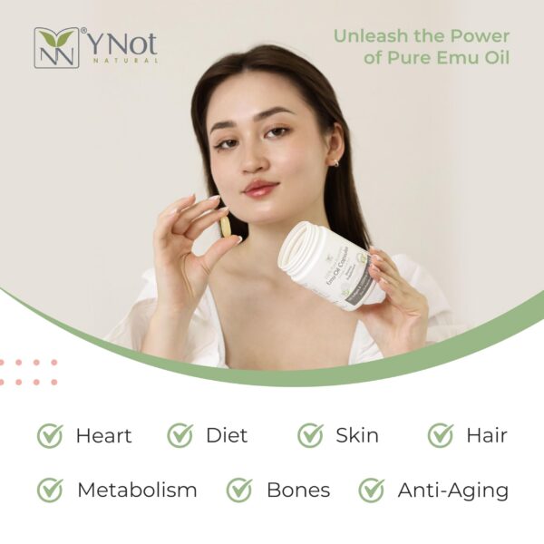 Cápsulas de aceite de Emú en blíster