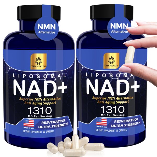 YAM Health Liposomal NAD etiqueta frontal