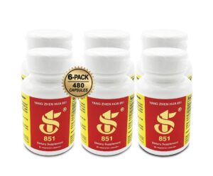 Version 1.0.0 Yang Zhen Hua 851 cápsulas frasco