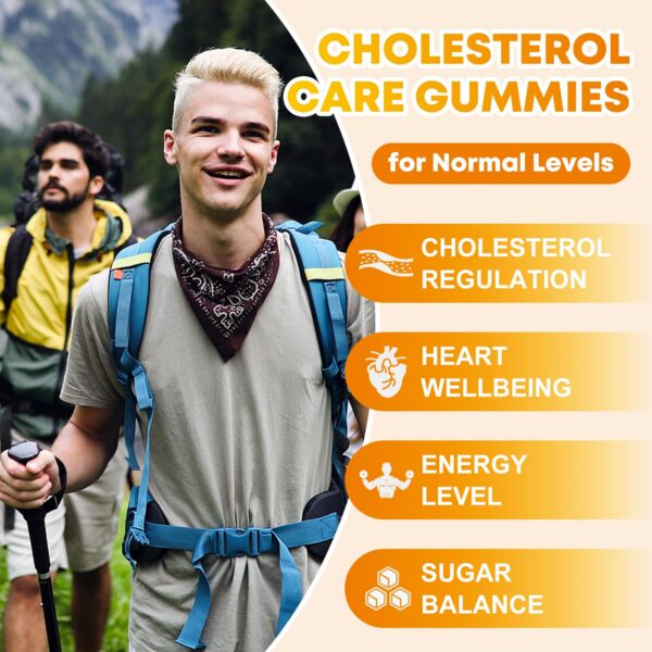 Etiqueta de Gomitas Colesterol Yanluobo