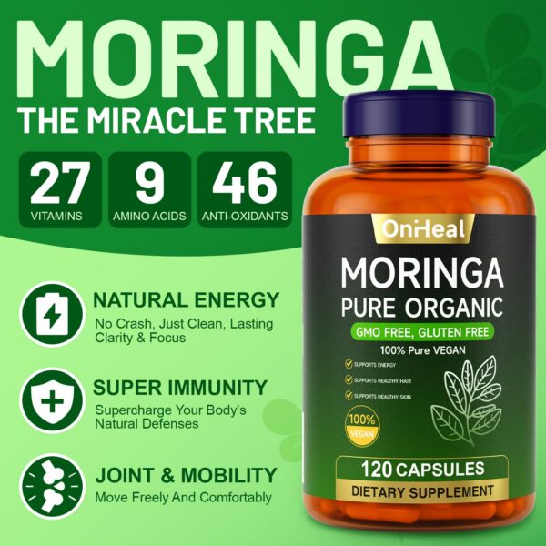 Cápsulas moringa en blíster