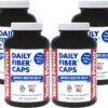 Yerba Prima Daily Fiber cápsulas paquete de 4 vegano