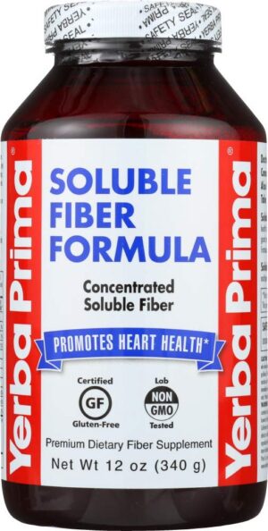 Yerba Prima fibra soluble fórmula saludable 12 onzas