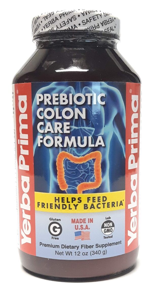 yerba prima prebiótico cuidado colon envase 12 oz paquete 5