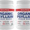 Yerba Prima psyllium cáscaras orgánico fibra 20oz 2 pack