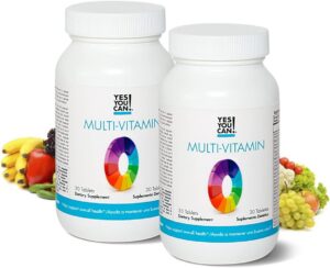 Yes You Can! frasco de multivitaminas