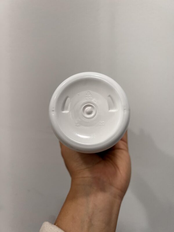 Etiqueta del producto mostrando la lista de ingredientes