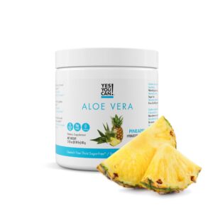 Yes You Can mezcla polvo aloe vera orgánico sabor piña