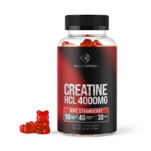 Version 1.0.0 Gomitas Creatina HCL Yi Nutrition frasco