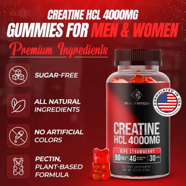 Version 1.0.0 Gomitas Creatina HCL presentación