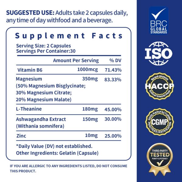 Cápsulas de magnesio complex