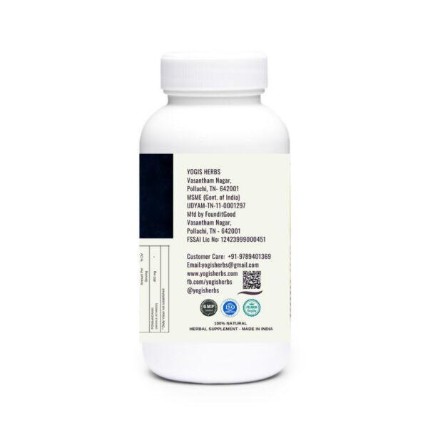 Cápsulas YOGIS HERBS Ponnanganni para cuidado de piel y ojos