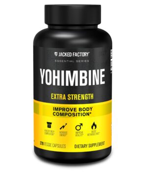 Yohimbina Jacked Factory 270 cápsulas suplemento energía avanzada