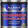 yohimbina rauwolscina allmax suplemento quemar grasa 60 cápsulas