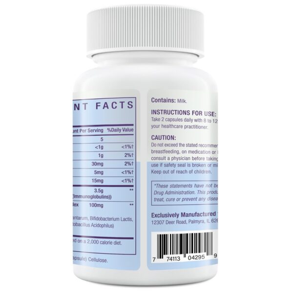 Detalle de la etiqueta del frasco