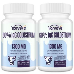 Frente de la botella Yonrave Colostro bovino