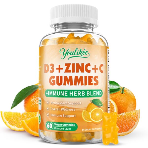 Version 1.0.0 Gomitas Youlikee Vitamina C D3 Zinc Frontal