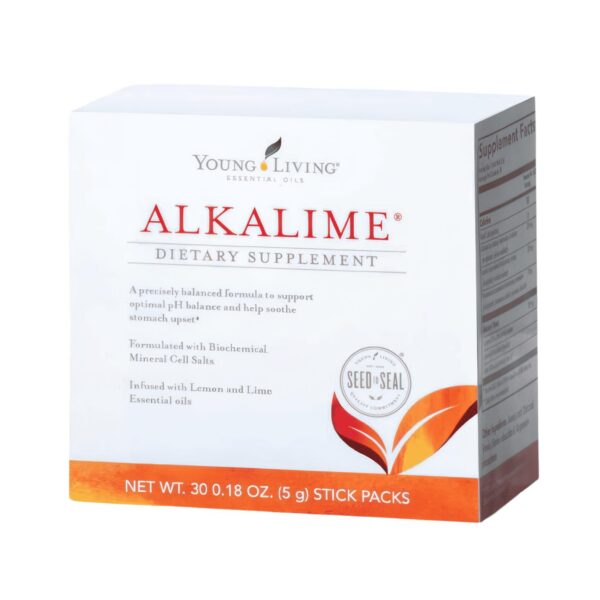 Version 1.0.0 Paquetes de AlkaLime Stick de Young Living con sabor lima-limón
